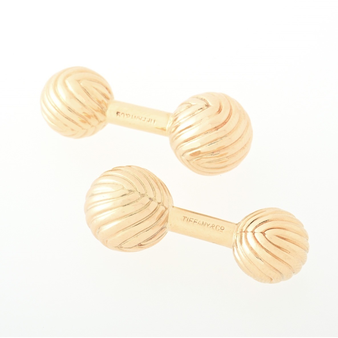 Tiffany Cufflinks Yellow Gold